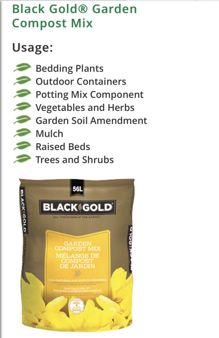 Black Gold Garden Compost Mix - Waytogrowgreenhouses